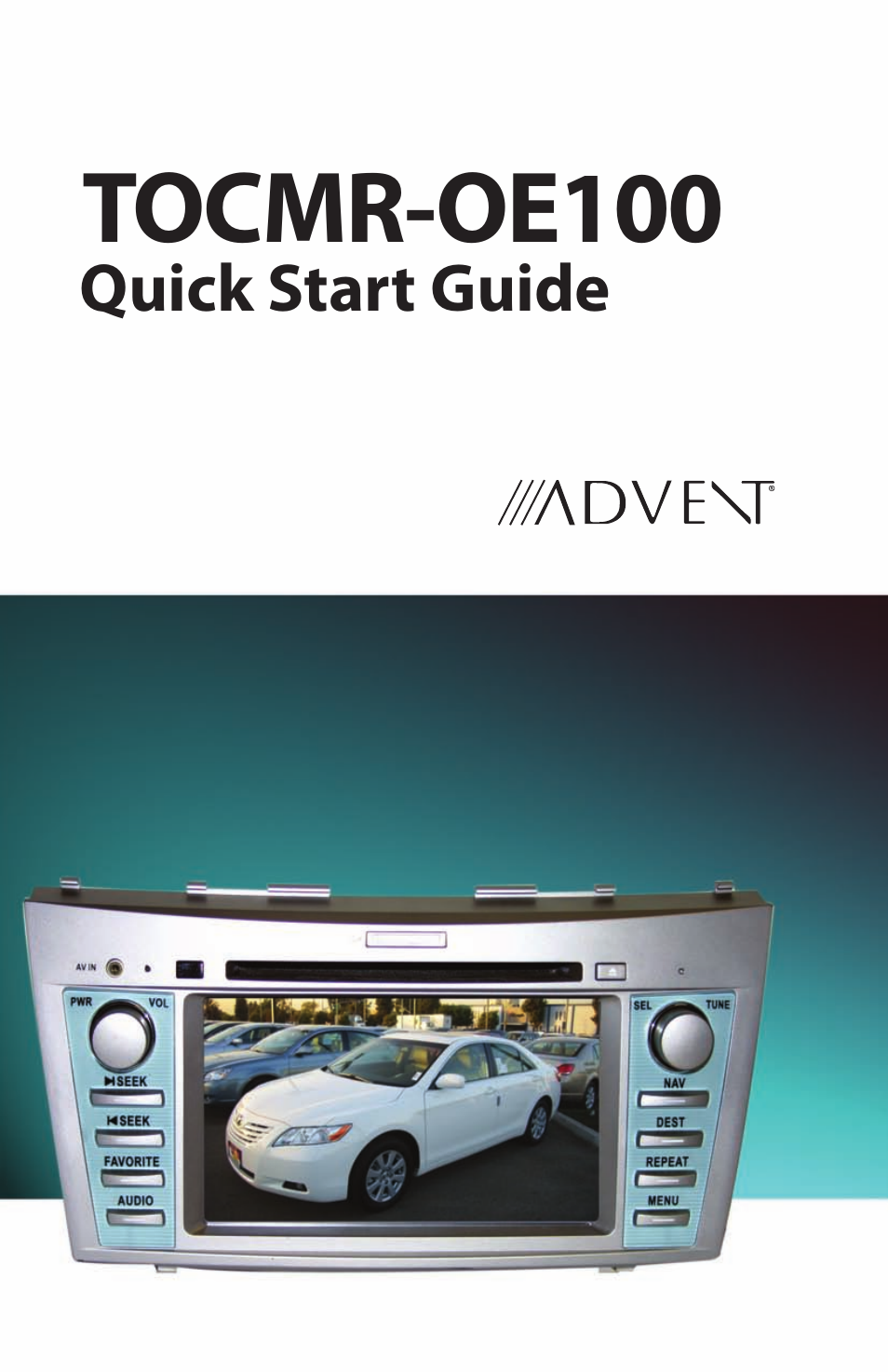 Advent TOCMR-OE100 User Manual | 24 pages