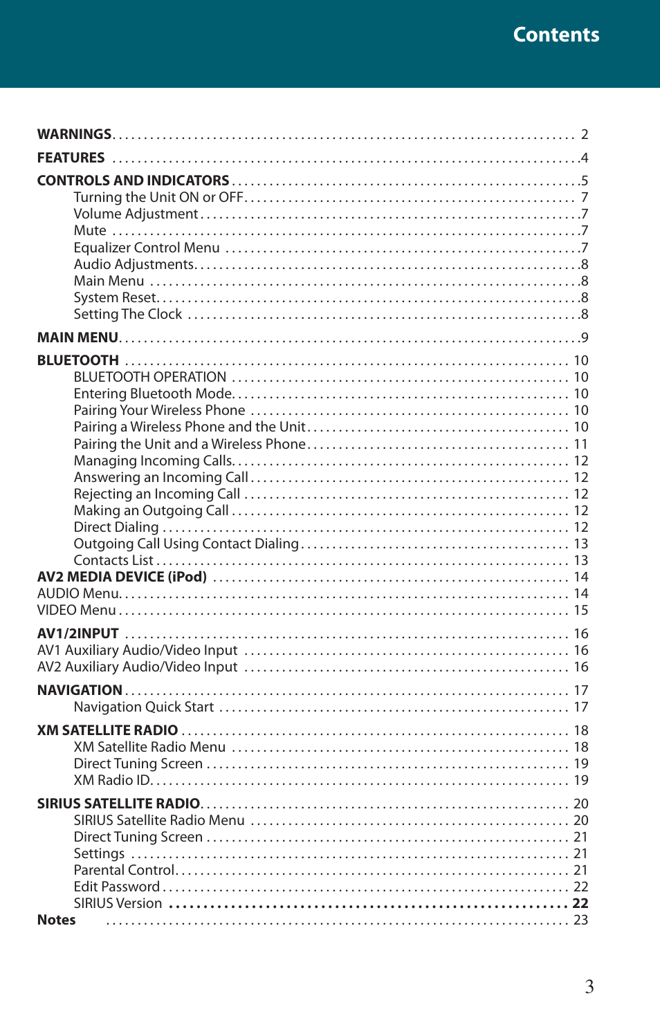 Advent TOCMR-OE100 User Manual | Page 3 / 24