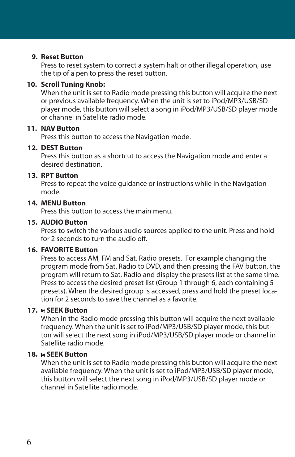Advent TOCMR-OE100 User Manual | Page 6 / 24