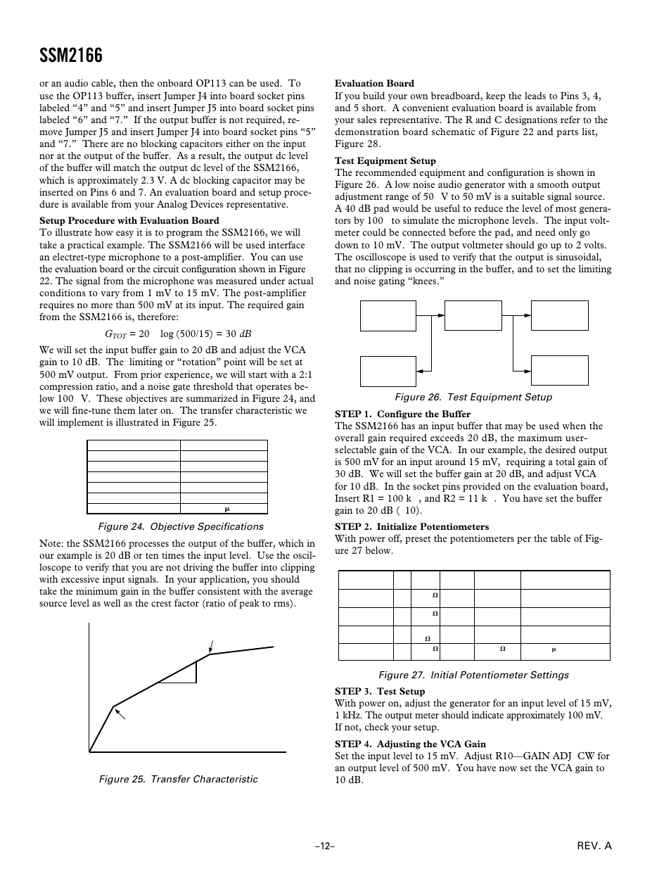 Ssm2166 | Analog Devices SSM2166 User Manual | Page 12 / 15