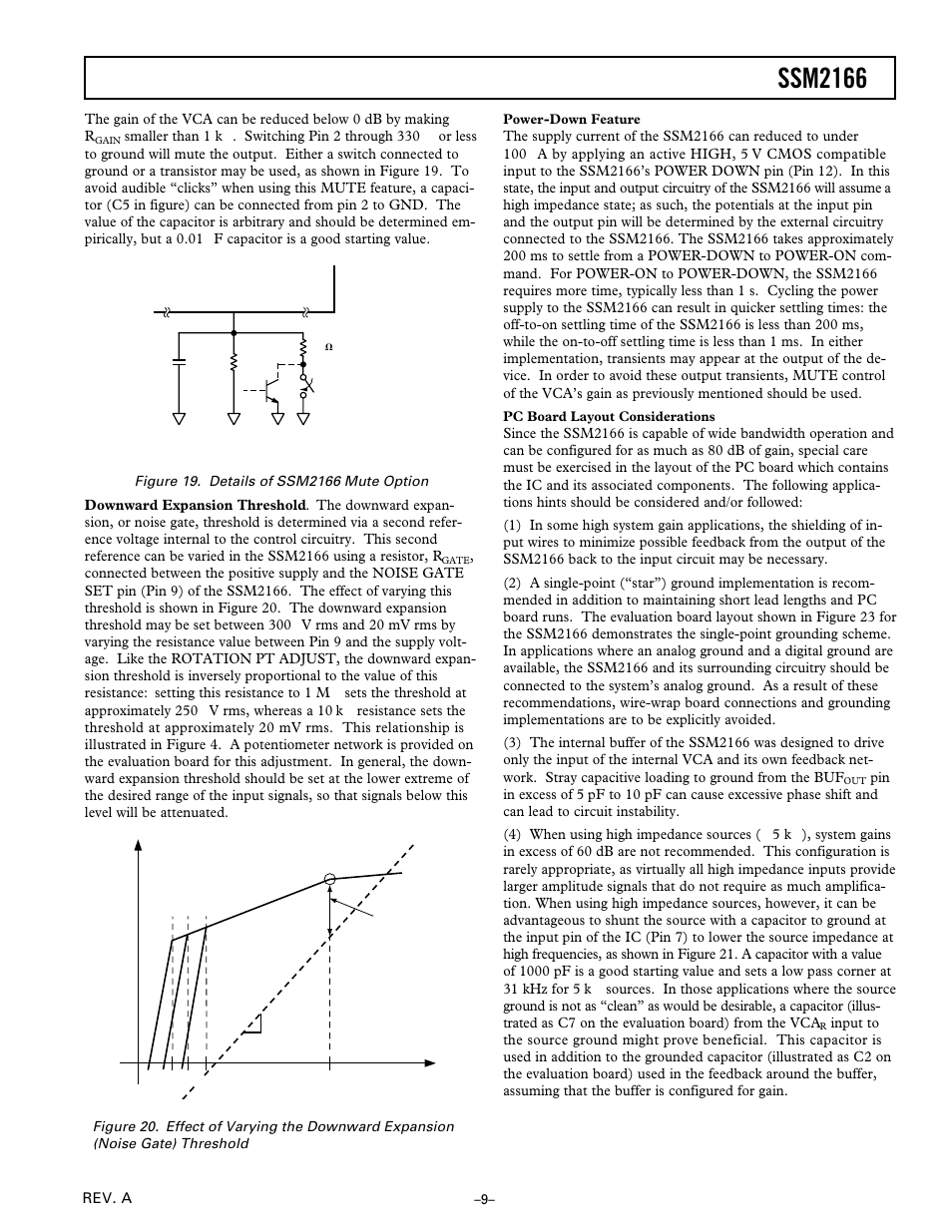 Ssm2166 | Analog Devices SSM2166 User Manual | Page 9 / 15