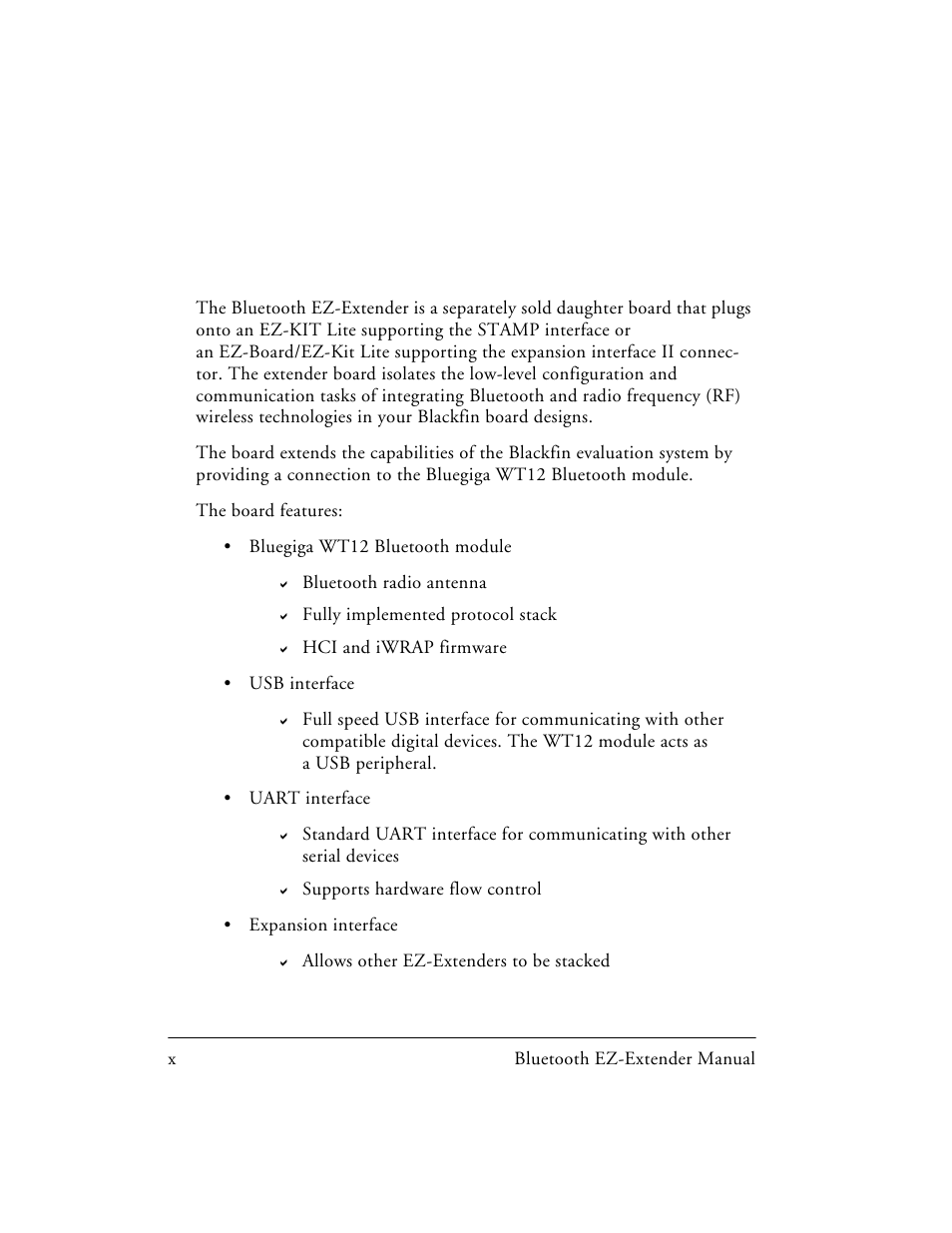 Product overview | Analog Devices EZ-EXTENDER 82-000218-01 User Manual | Page 10 / 42