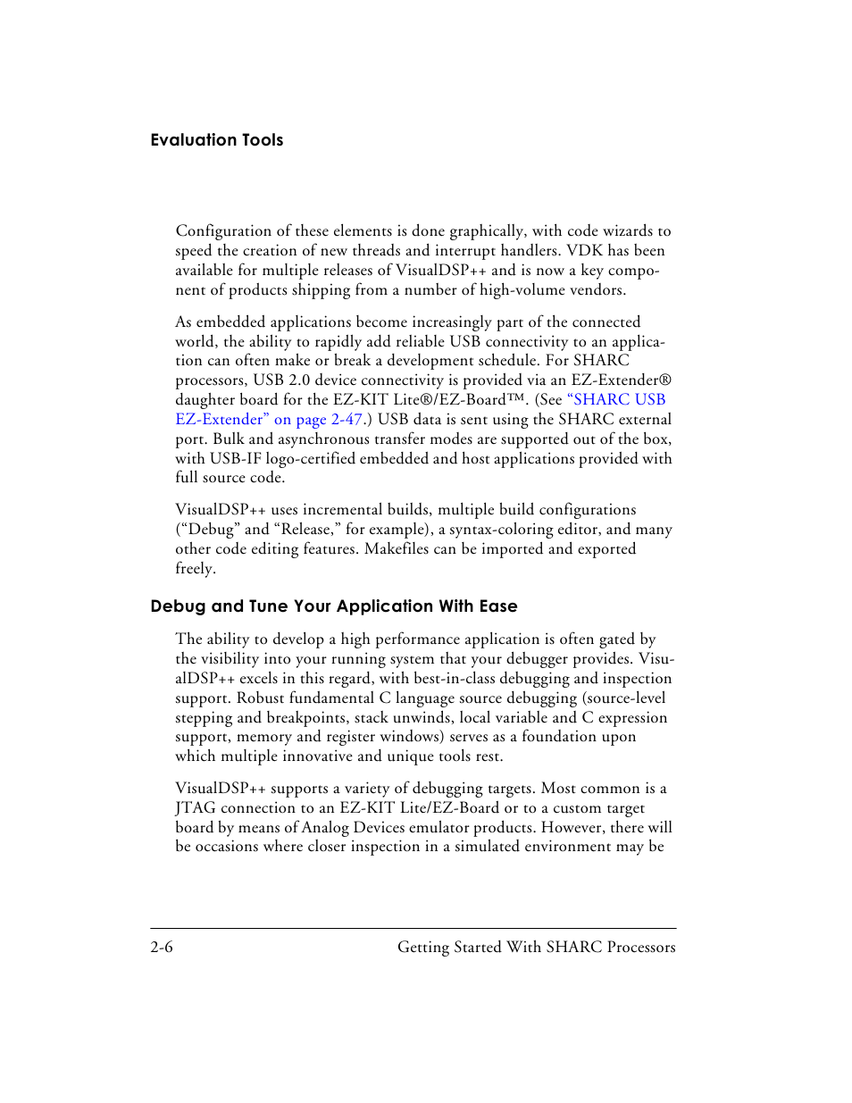 Analog Devices SHARC Processors 82-003536-01 User Manual | Page 36 / 114