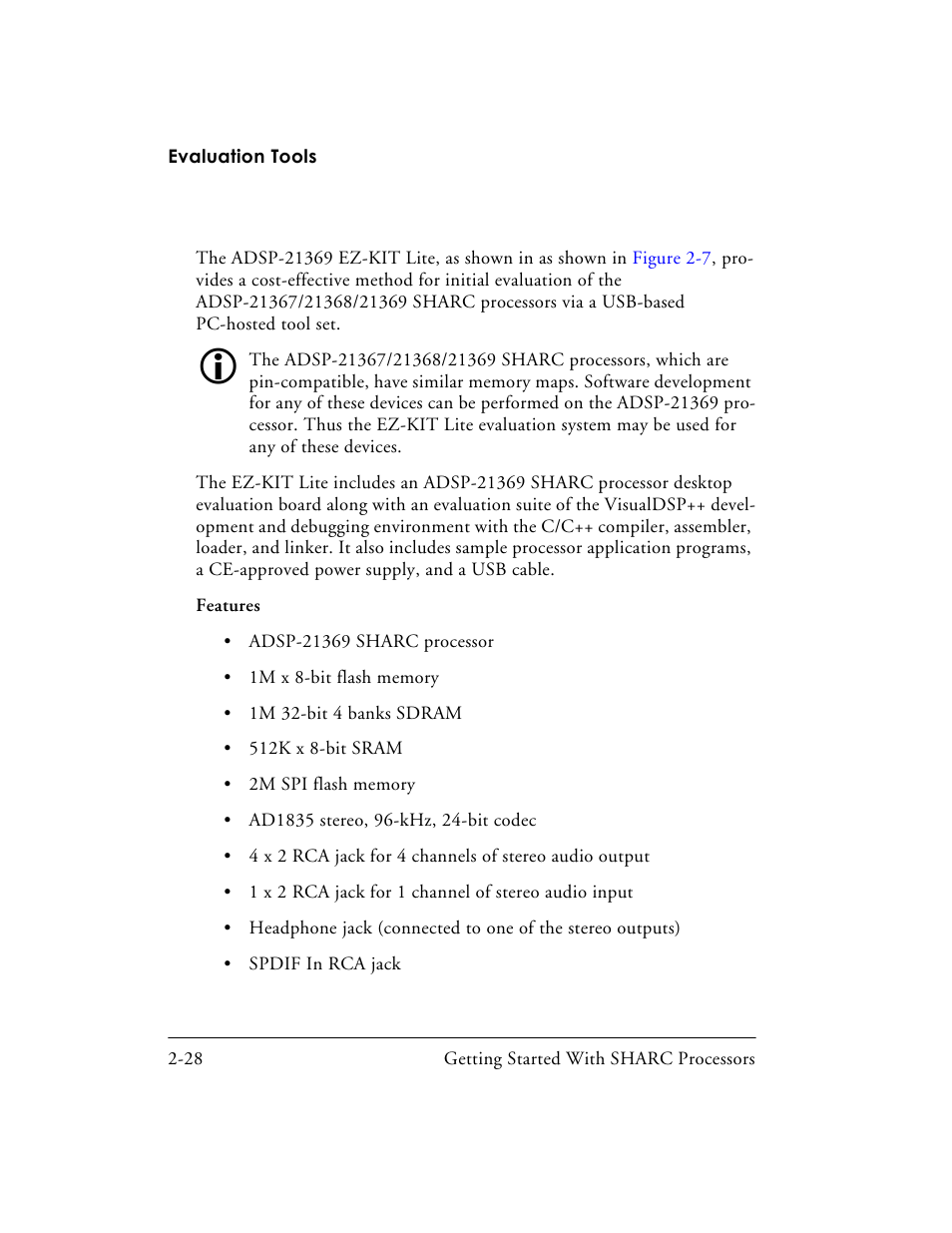 Analog Devices SHARC Processors 82-003536-01 User Manual | Page 58 / 114