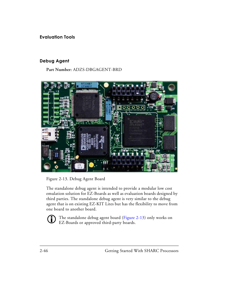 Debug agent -46 | Analog Devices SHARC Processors 82-003536-01 User Manual | Page 76 / 114