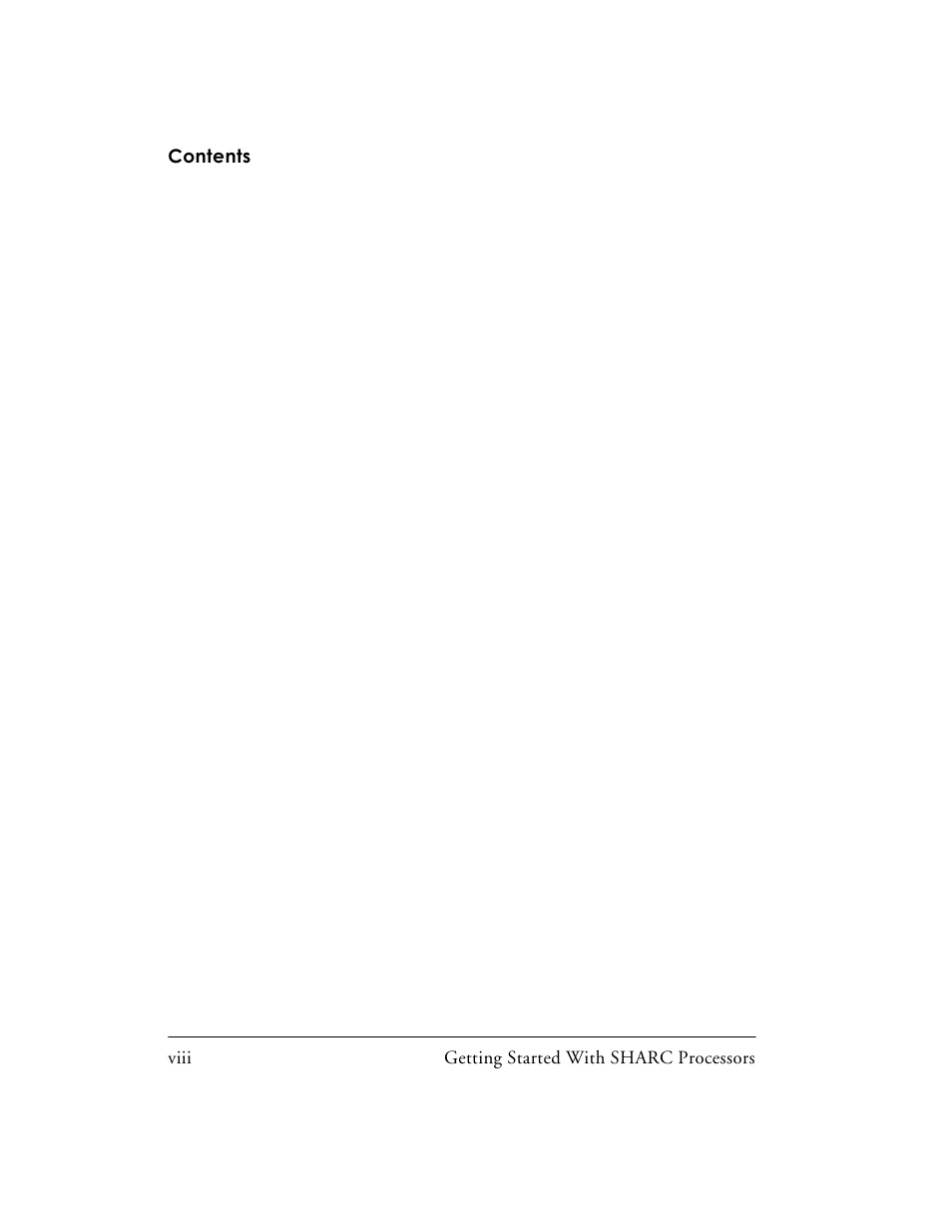 Analog Devices SHARC Processors 82-003536-01 User Manual | Page 8 / 114