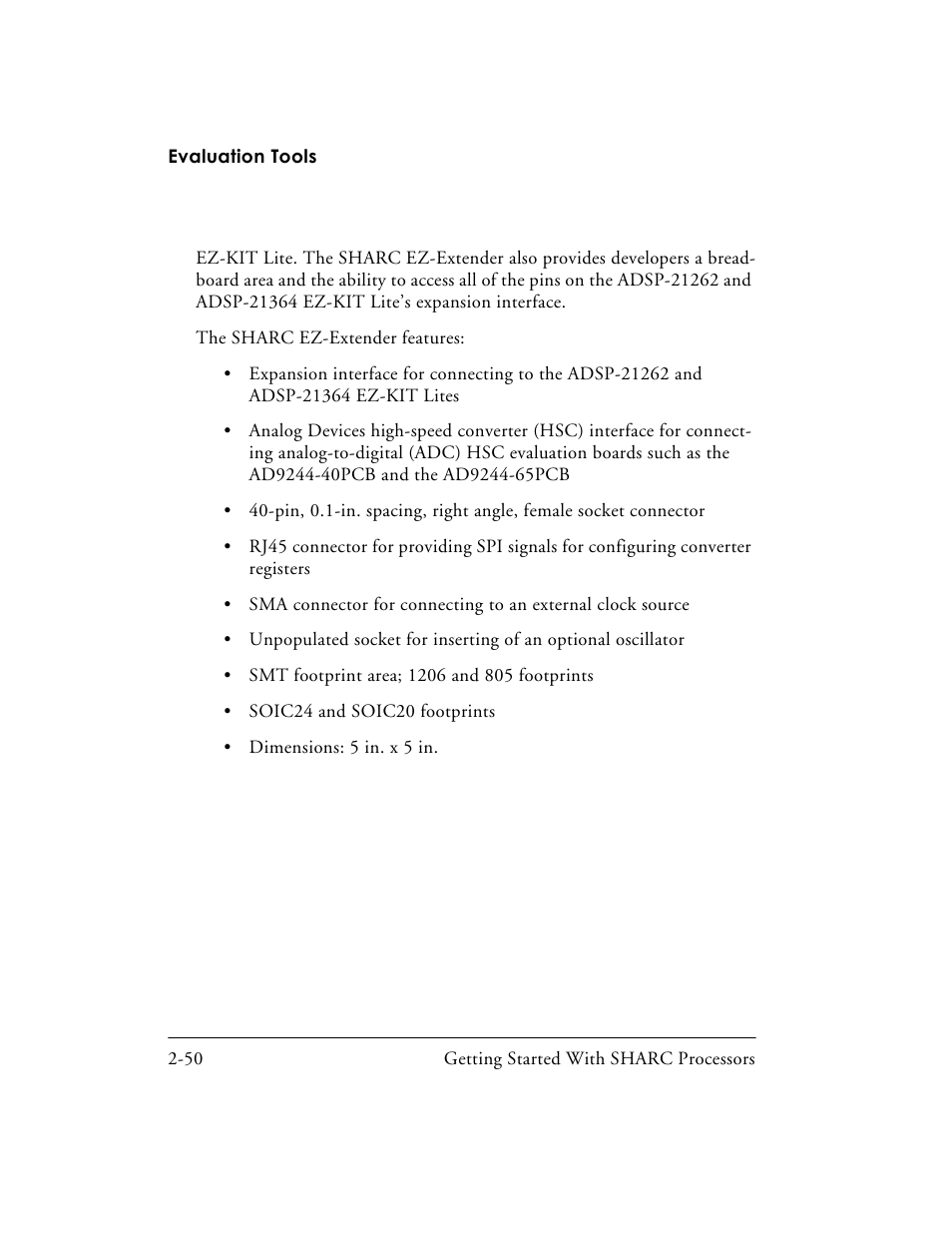 Analog Devices SHARC Processors 82-003536-01 User Manual | Page 80 / 114