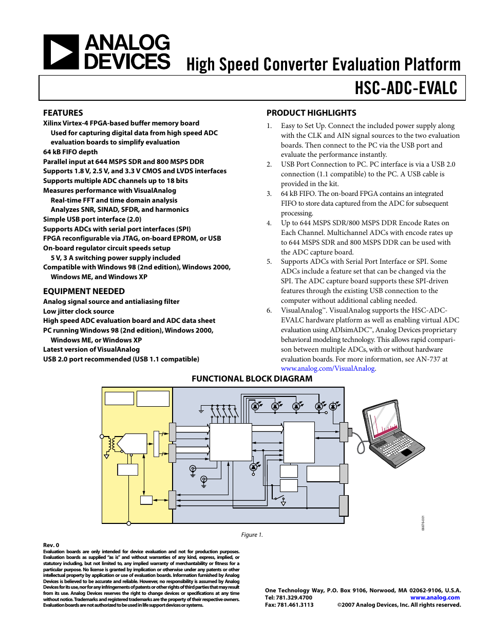 Analog Devices HSC-ADC-EVALC User Manual | 32 pages