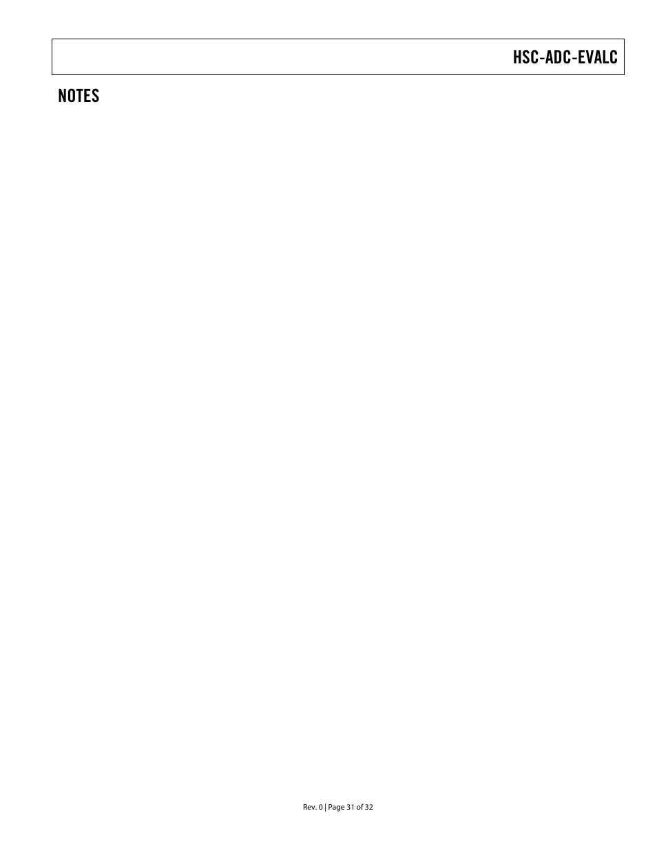 Hsc-adc-evalc | Analog Devices HSC-ADC-EVALC User Manual | Page 31 / 32