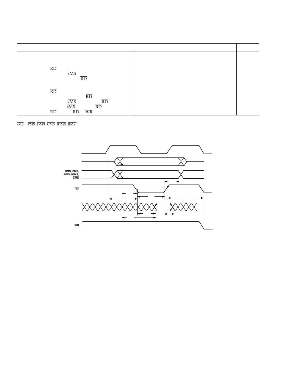 Adsp-2186, Timing parameters | Analog Devices ADSP-2186 User Manual | Page 20 / 32