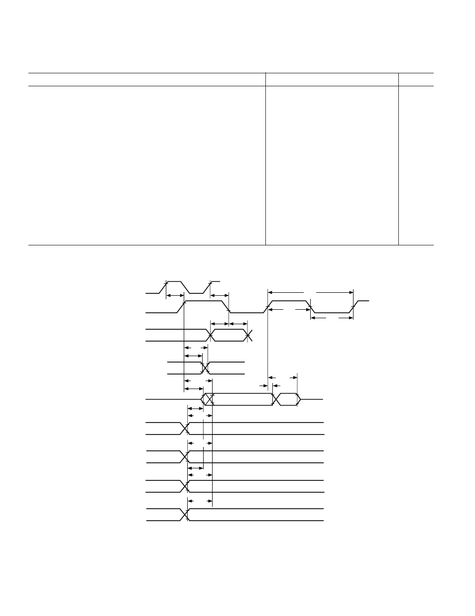 Adsp-2186, Timing parameters | Analog Devices ADSP-2186 User Manual | Page 22 / 32