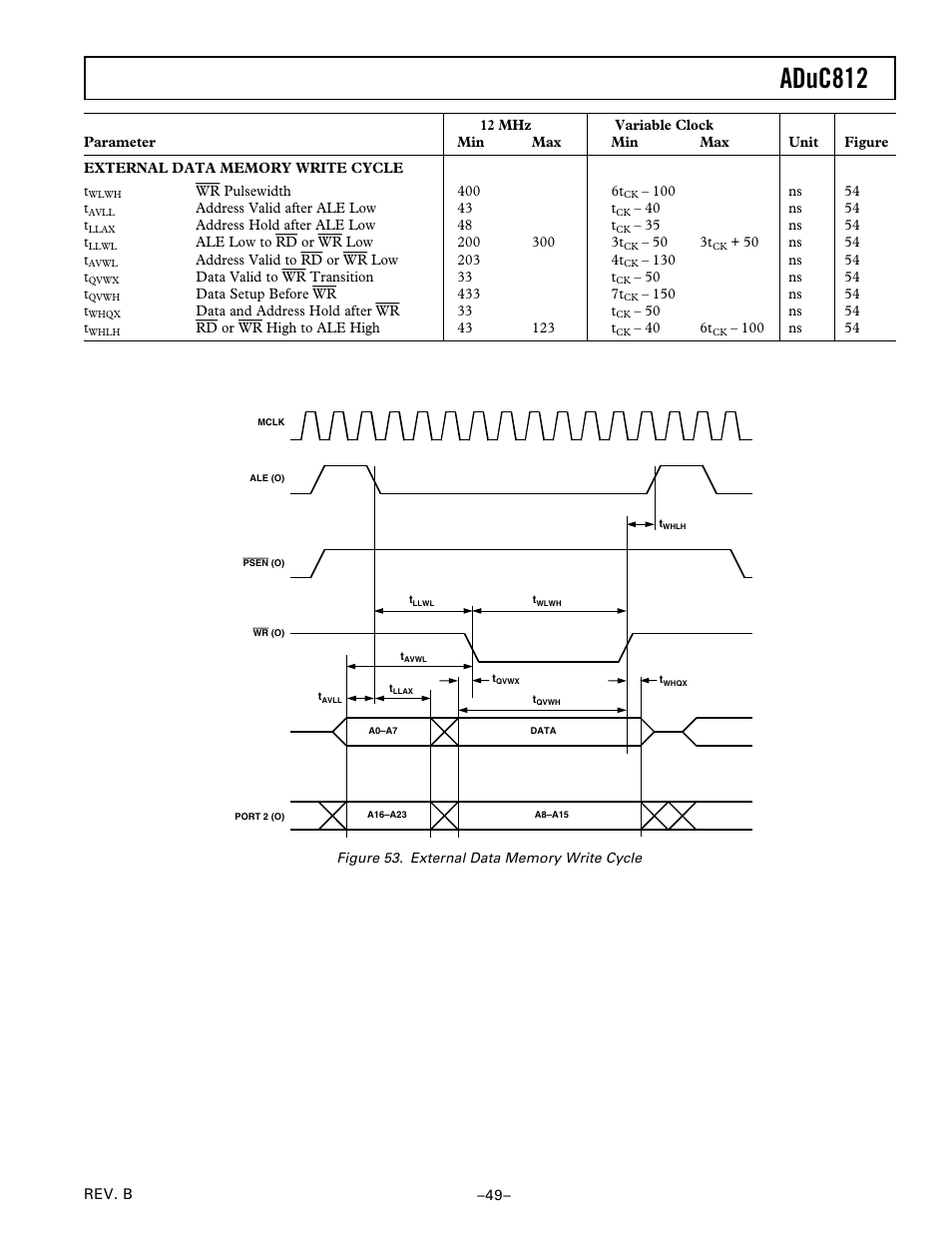 Aduc812 | Analog Devices ADuC812 User Manual | Page 49 / 56