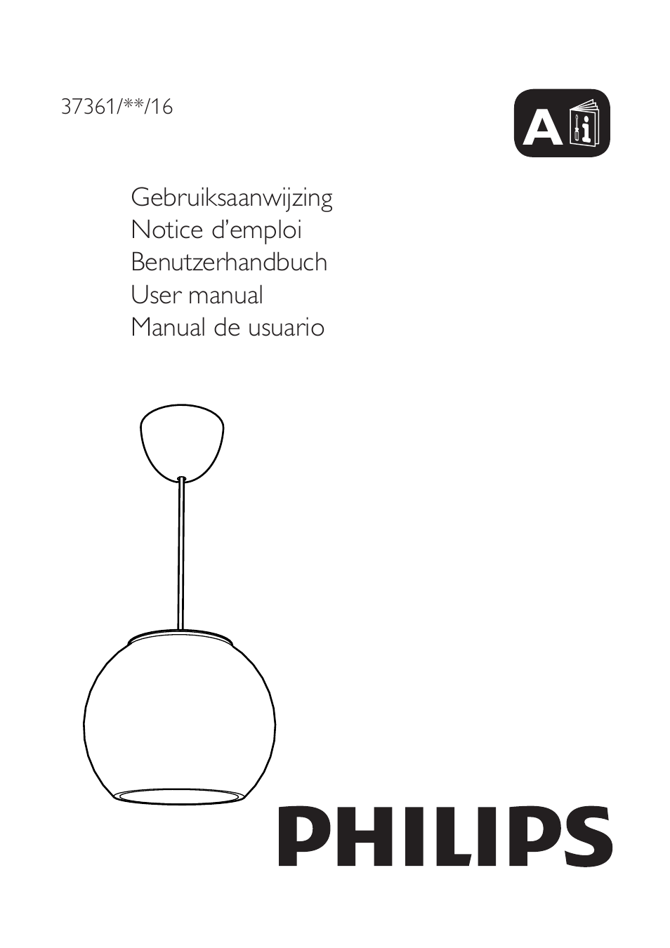 Philips myLiving Pendelleuchte User Manual | 4 pages