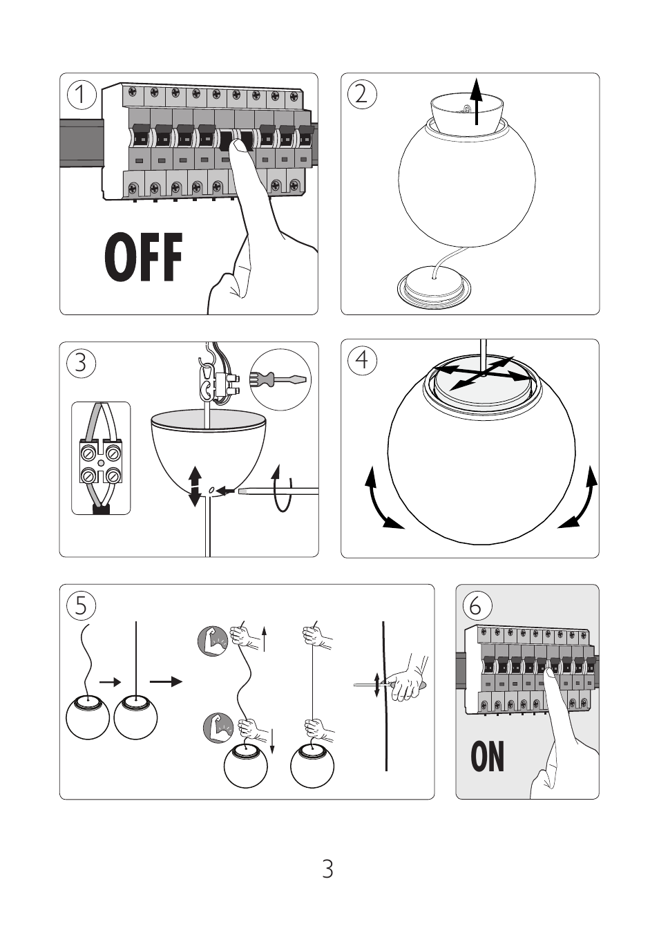 Philips myLiving Pendelleuchte User Manual | Page 3 / 4