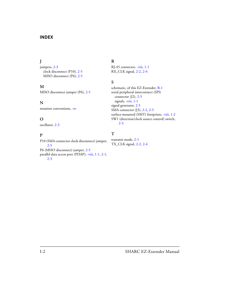 Analog Devices SHARC 82-000805-01 User Manual | Page 35 / 35