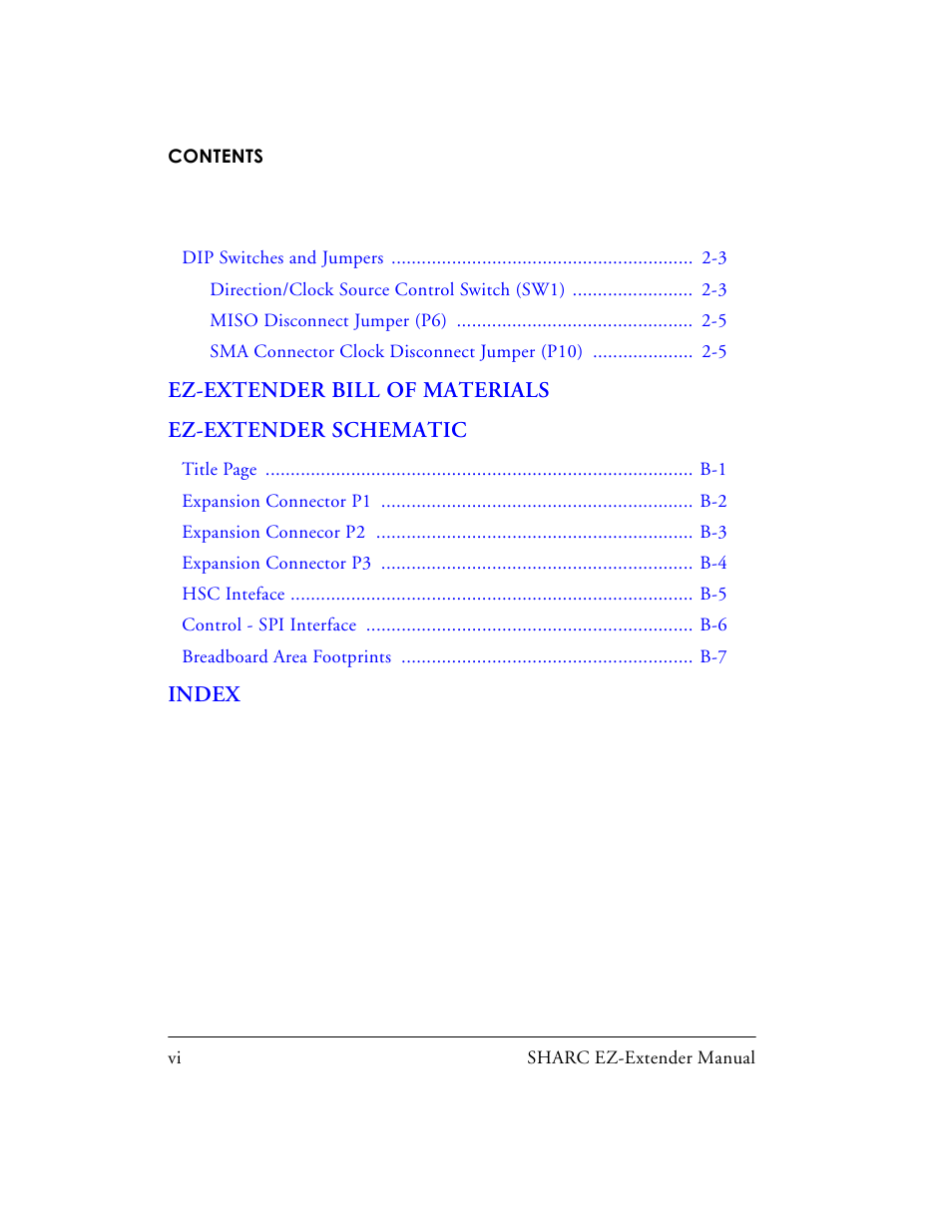 Analog Devices SHARC 82-000805-01 User Manual | Page 6 / 35
