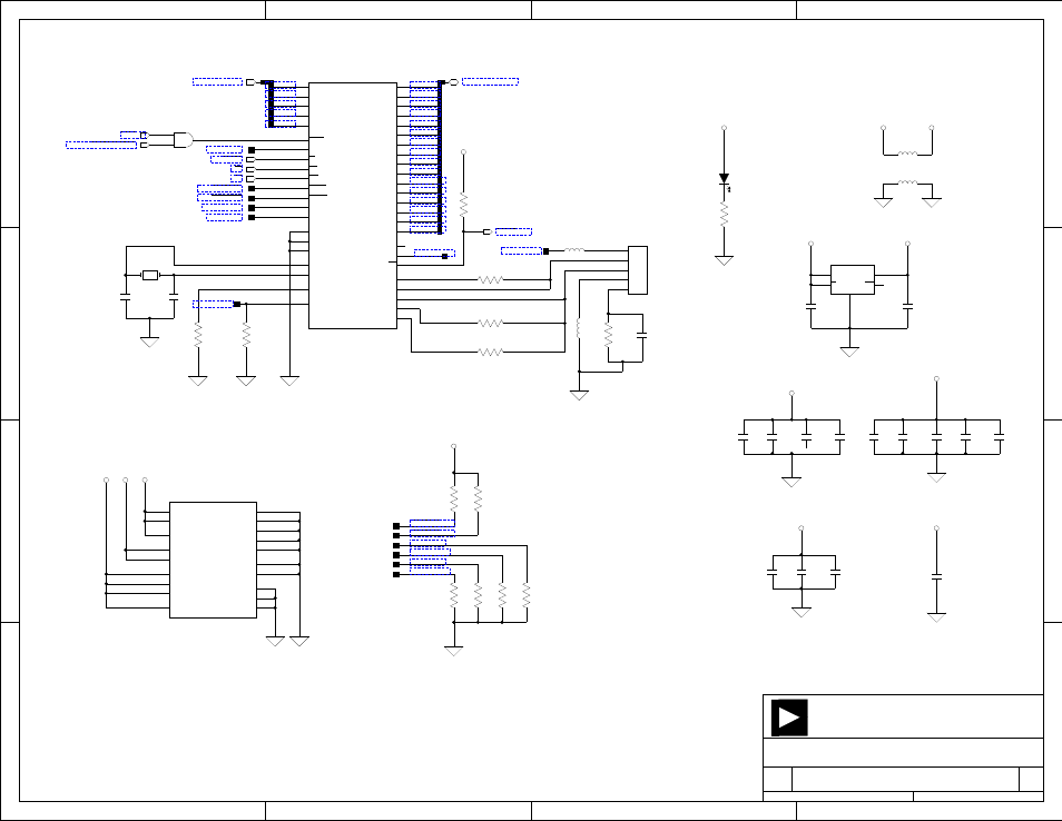 Usb interface, Reset, Usb_irq | Devices analog, Usb 2.0, Title size board no. date sheet of | Analog Devices SHARC 82-000197-01 User Manual | Page 30 / 32