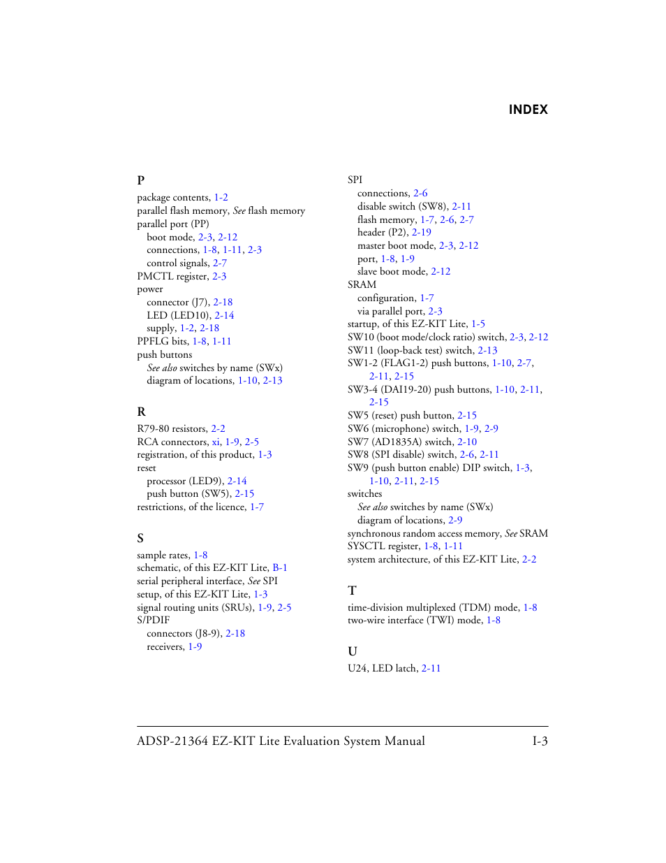 Analog Devices EZ-KIT Lite ADSP-21364 User Manual | Page 76 / 77