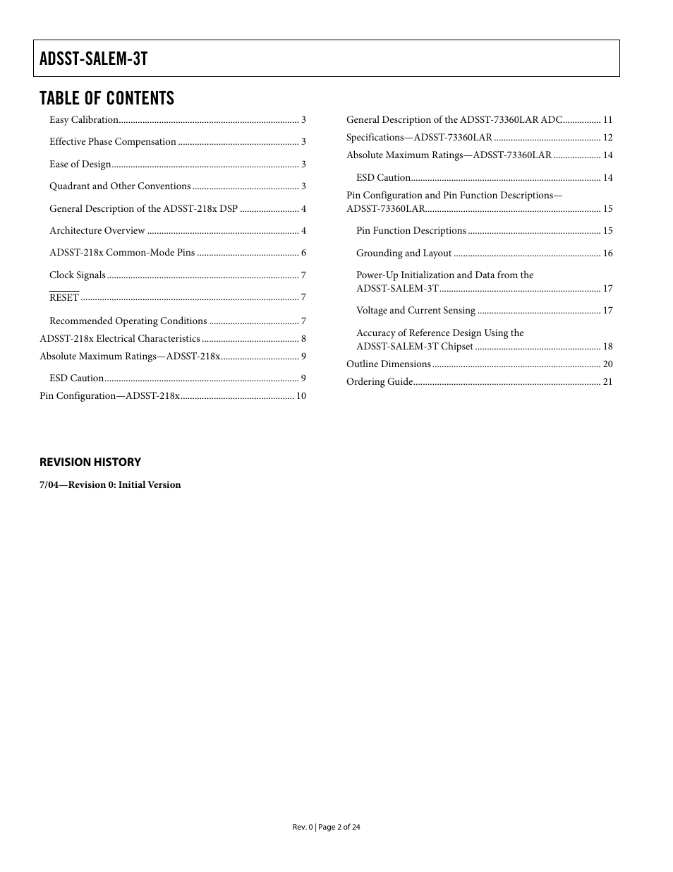 Analog Devices ADSST-EM-3040 User Manual | Page 2 / 24