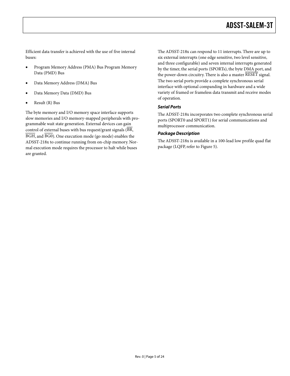 Adsst-salem-3t | Analog Devices ADSST-EM-3040 User Manual | Page 5 / 24