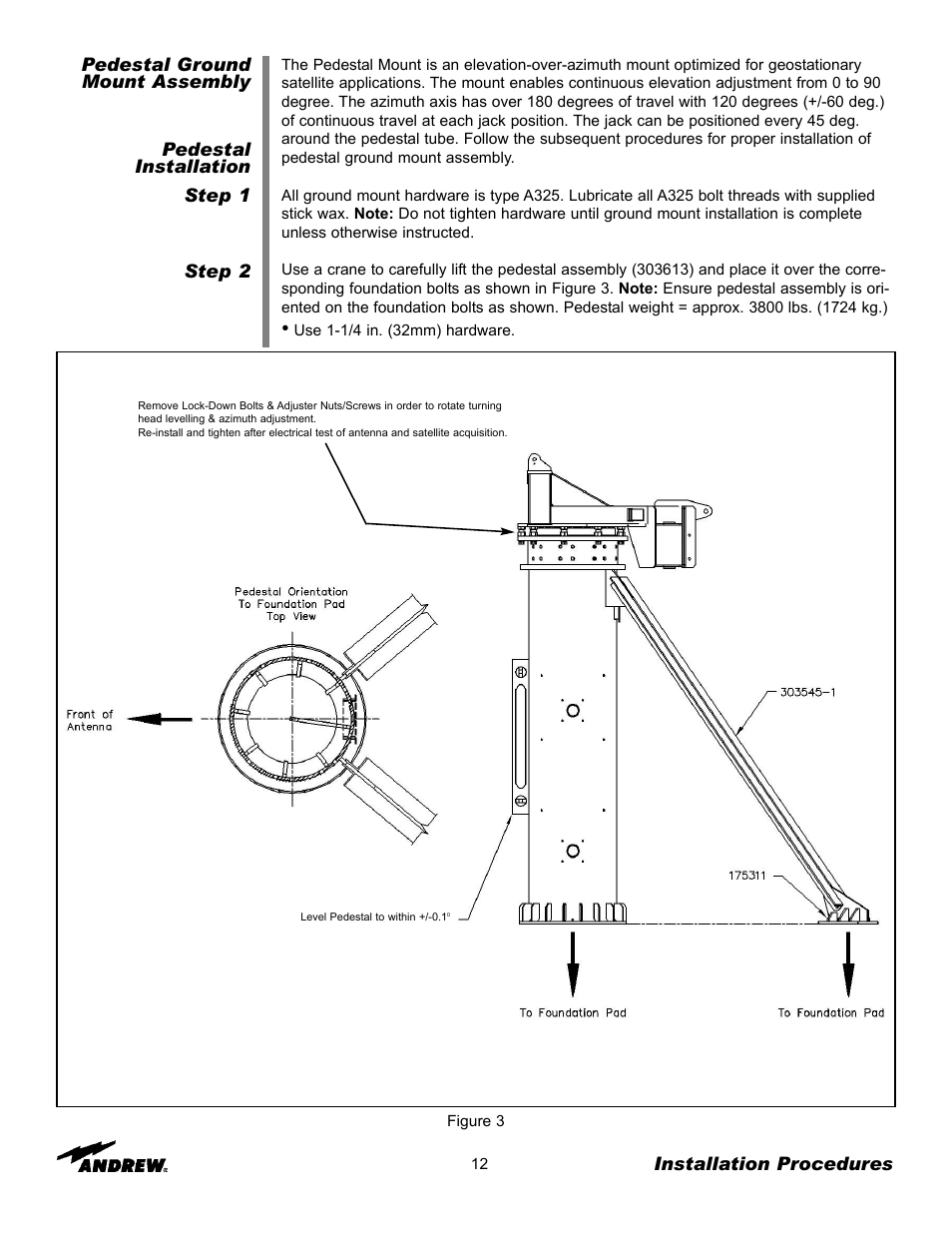 Andrew ES76PK-1 User Manual | Page 12 / 52