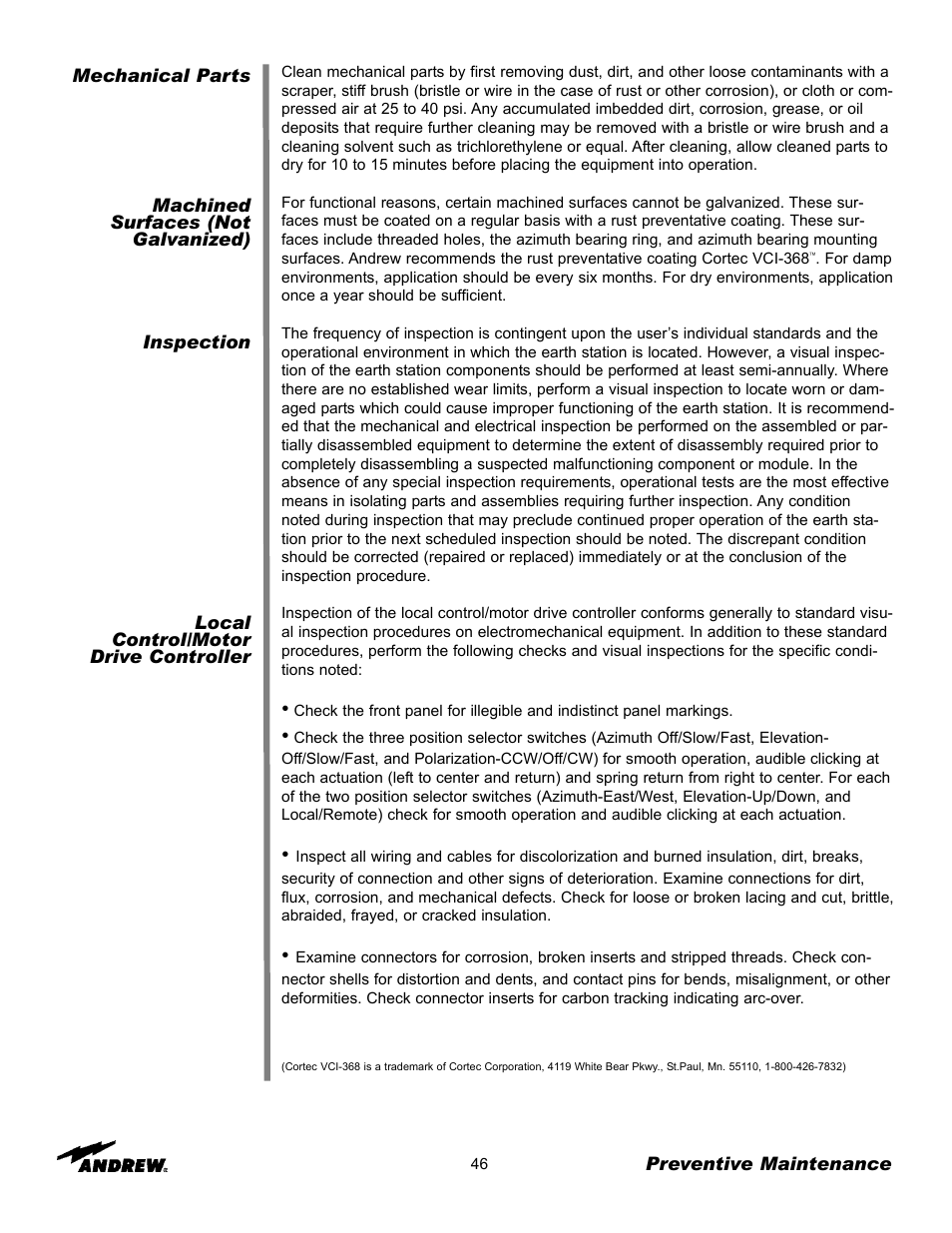 Andrew ES76PK-1 User Manual | Page 44 / 52