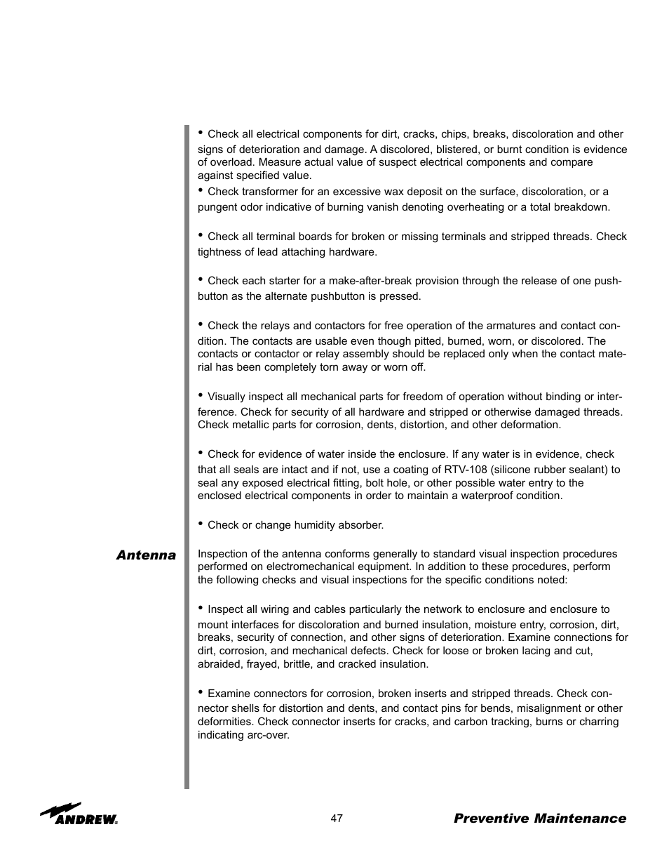 Andrew ES76PK-1 User Manual | Page 45 / 52