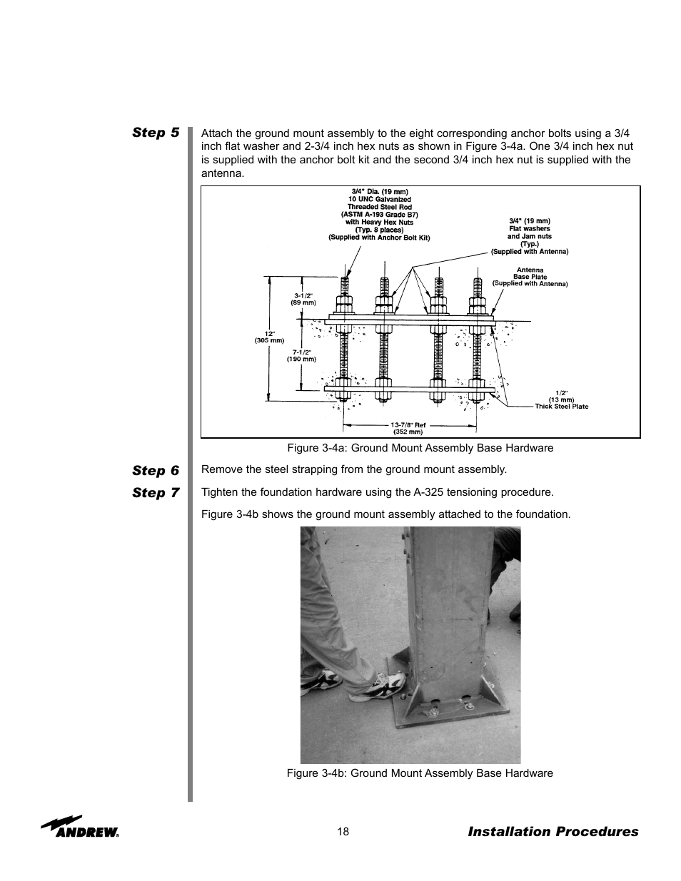 Andrew 3.7-Meter Earth Station Antenna User Manual | Page 18 / 86