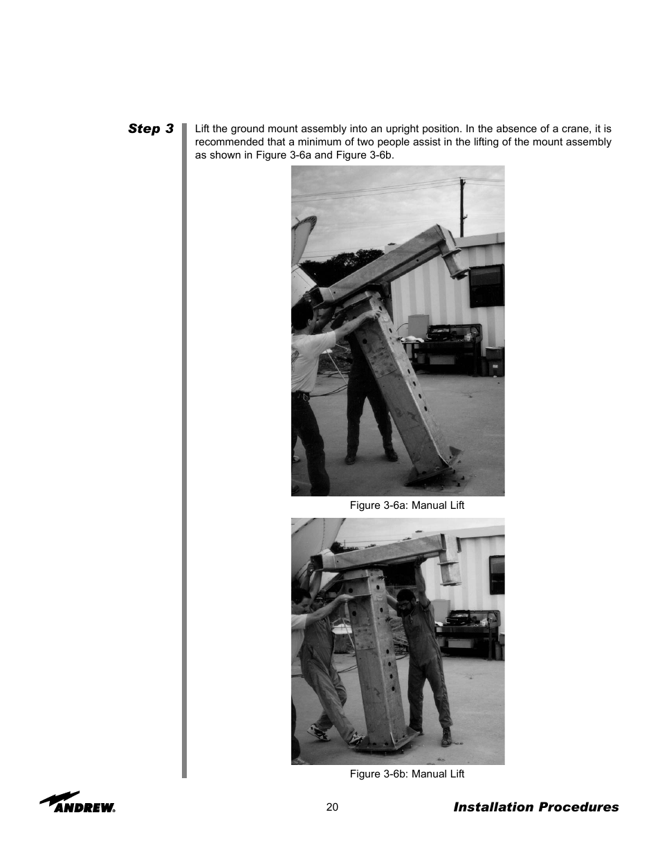 Andrew 3.7-Meter Earth Station Antenna User Manual | Page 20 / 86
