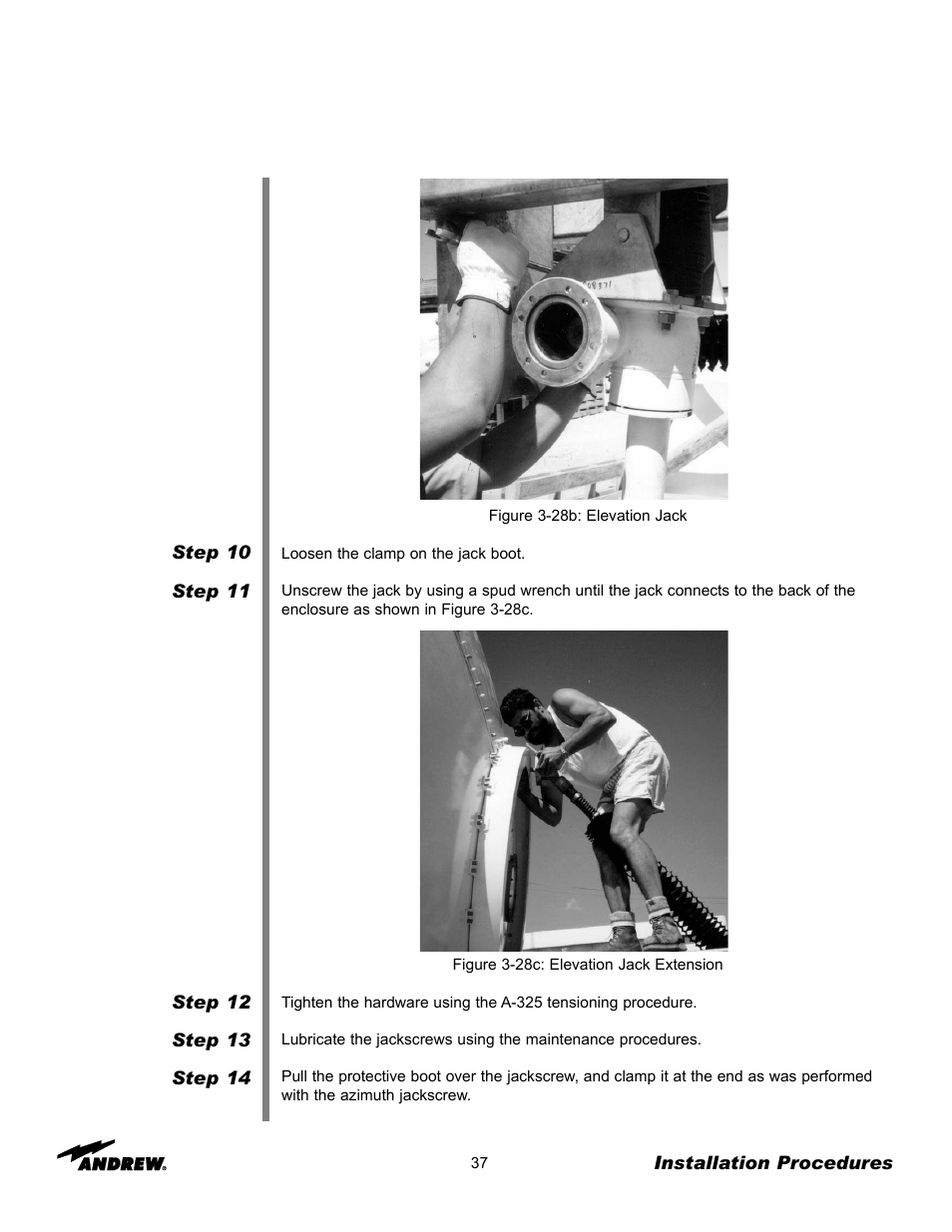 Andrew 3.7-Meter Earth Station Antenna User Manual | Page 37 / 86