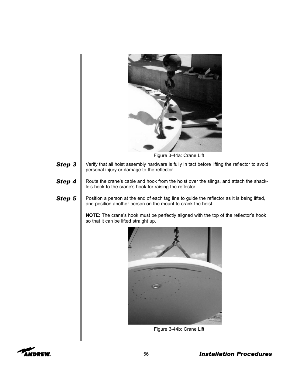Andrew 3.7-Meter Earth Station Antenna User Manual | Page 56 / 86