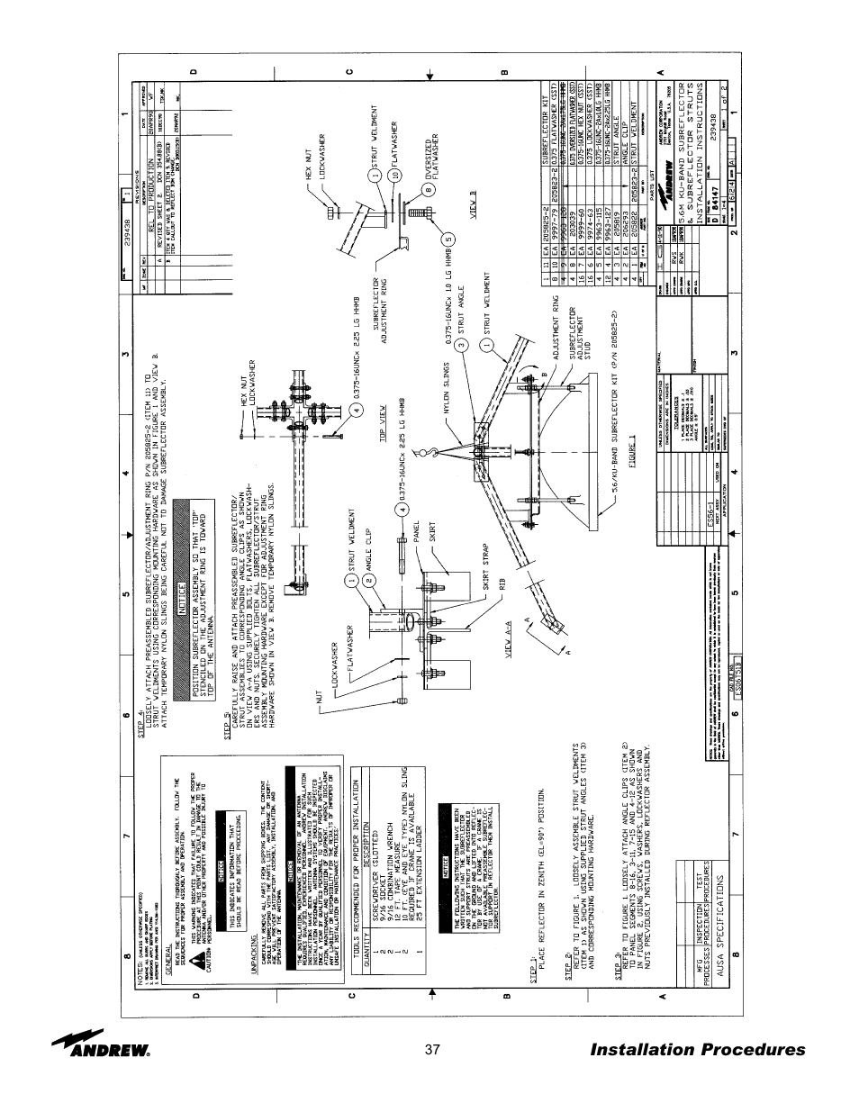 Andrew 5.6-Meter ESA User Manual | Page 37 / 54