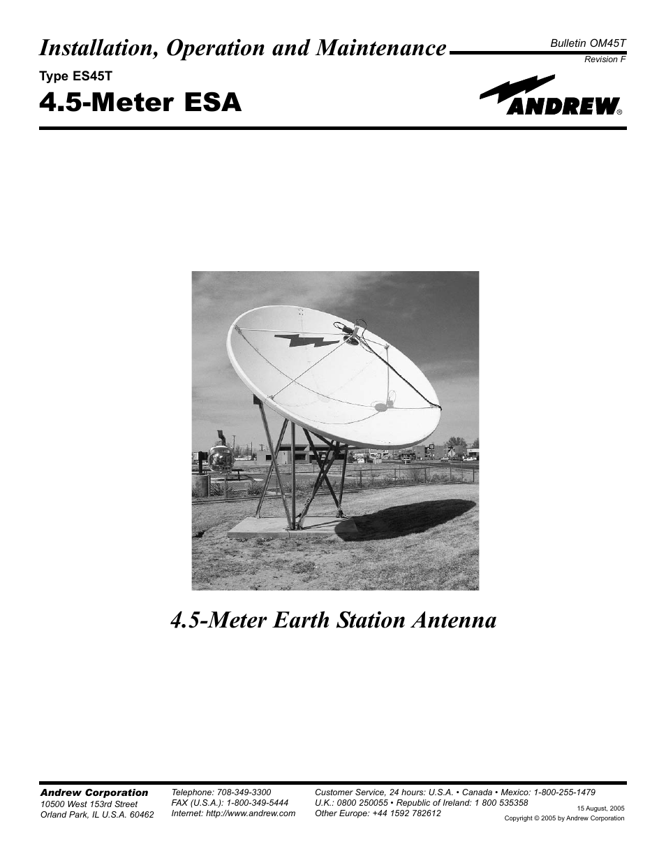 Andrew ES45T User Manual | 81 pages