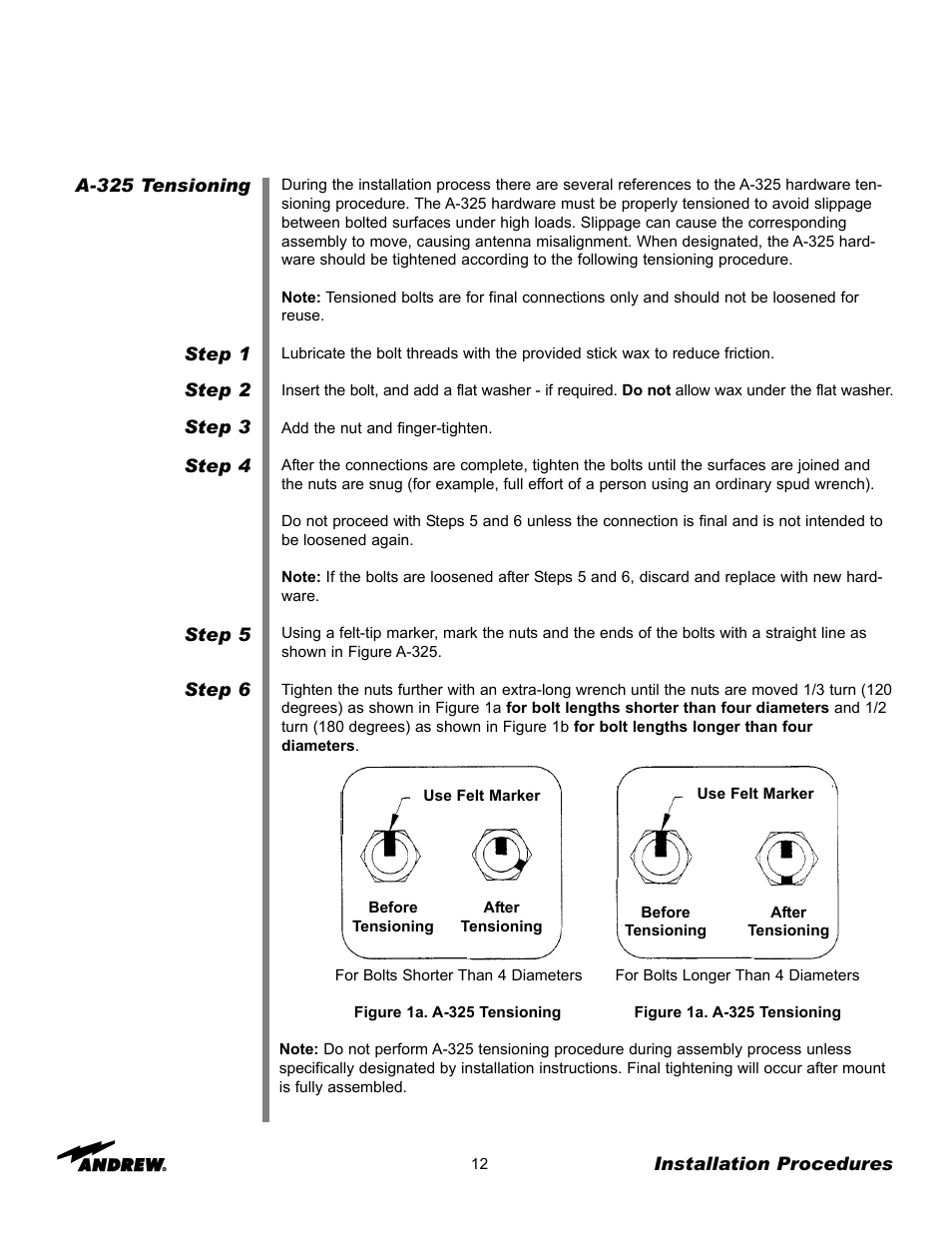 Andrew ES45T User Manual | Page 12 / 81