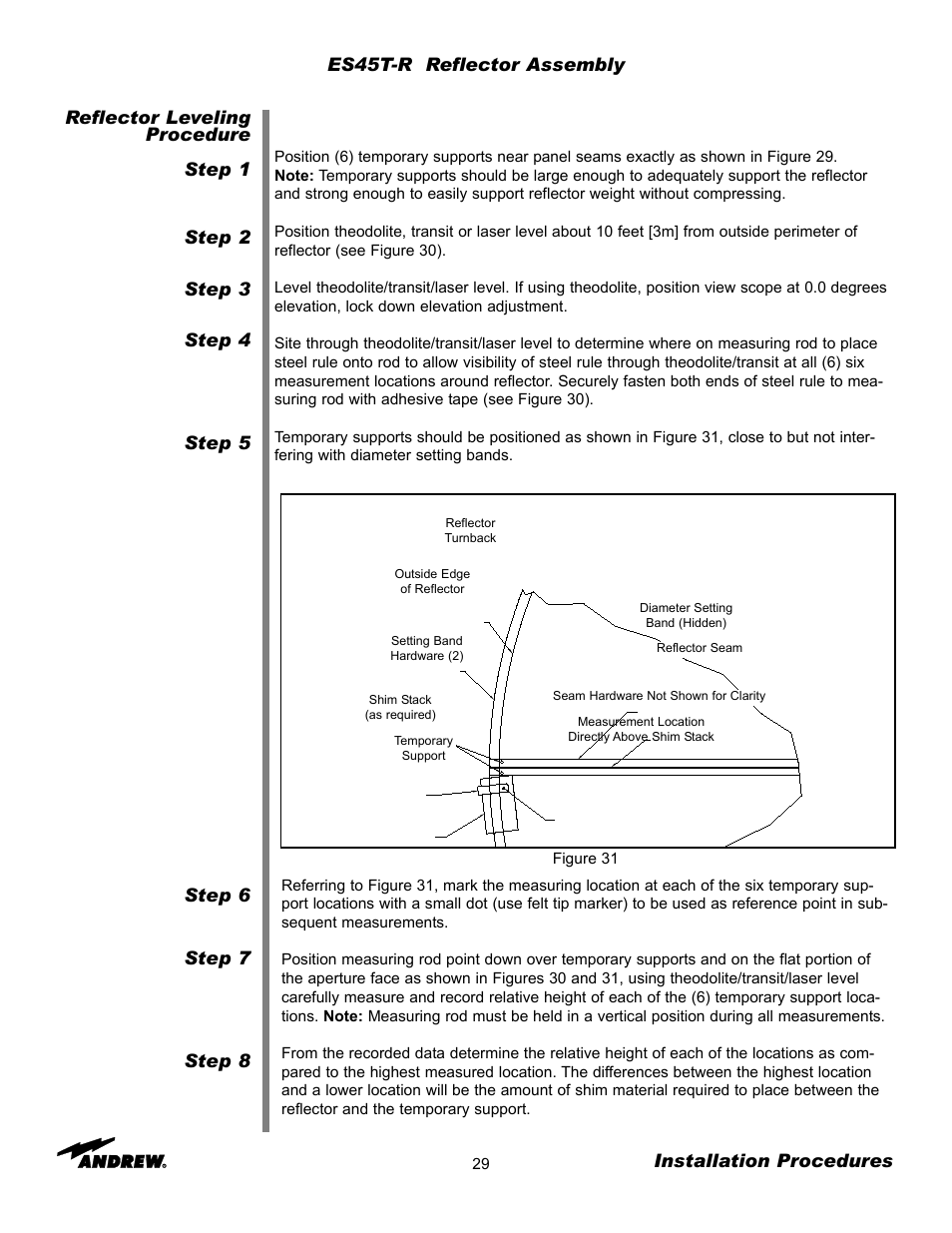 Andrew ES45T User Manual | Page 29 / 81