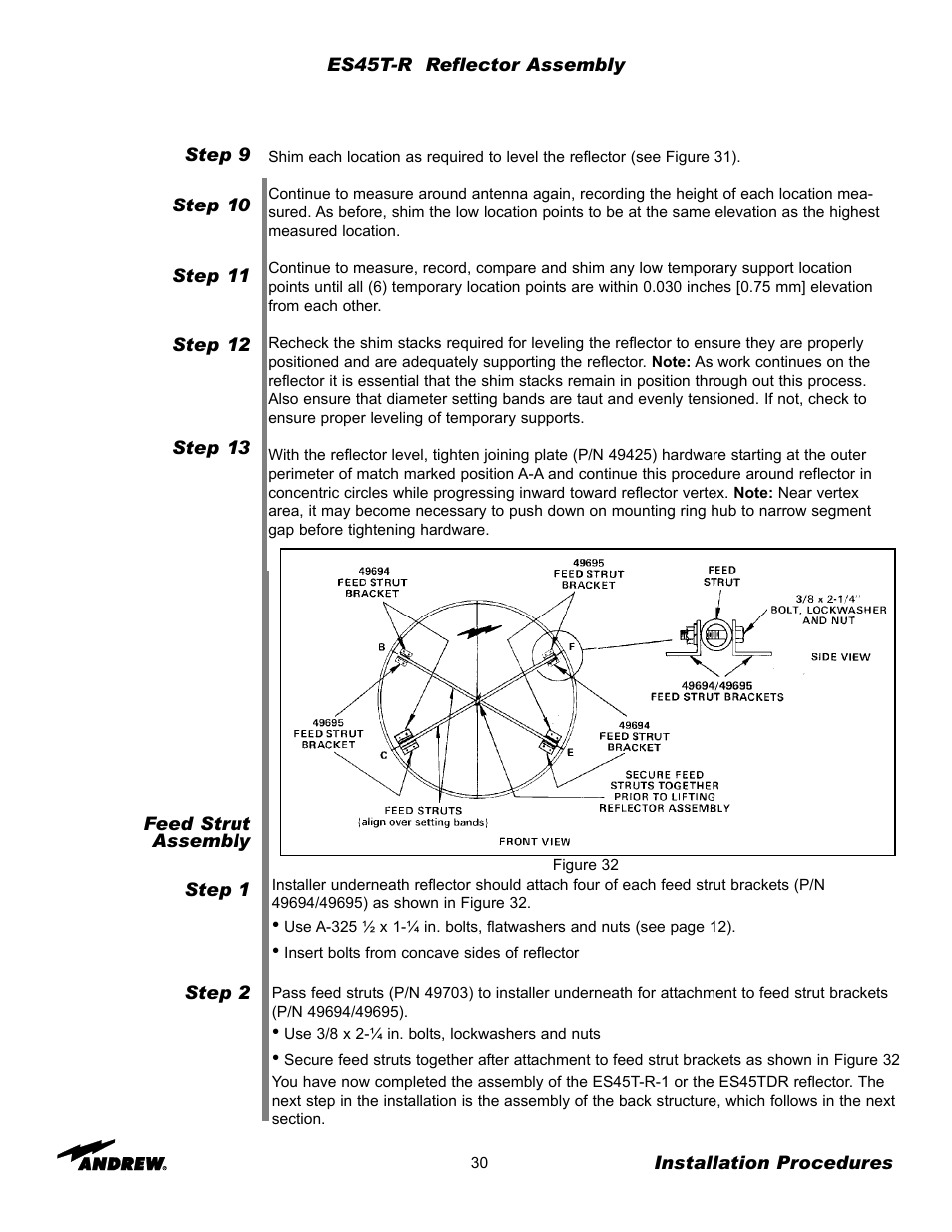 Andrew ES45T User Manual | Page 30 / 81