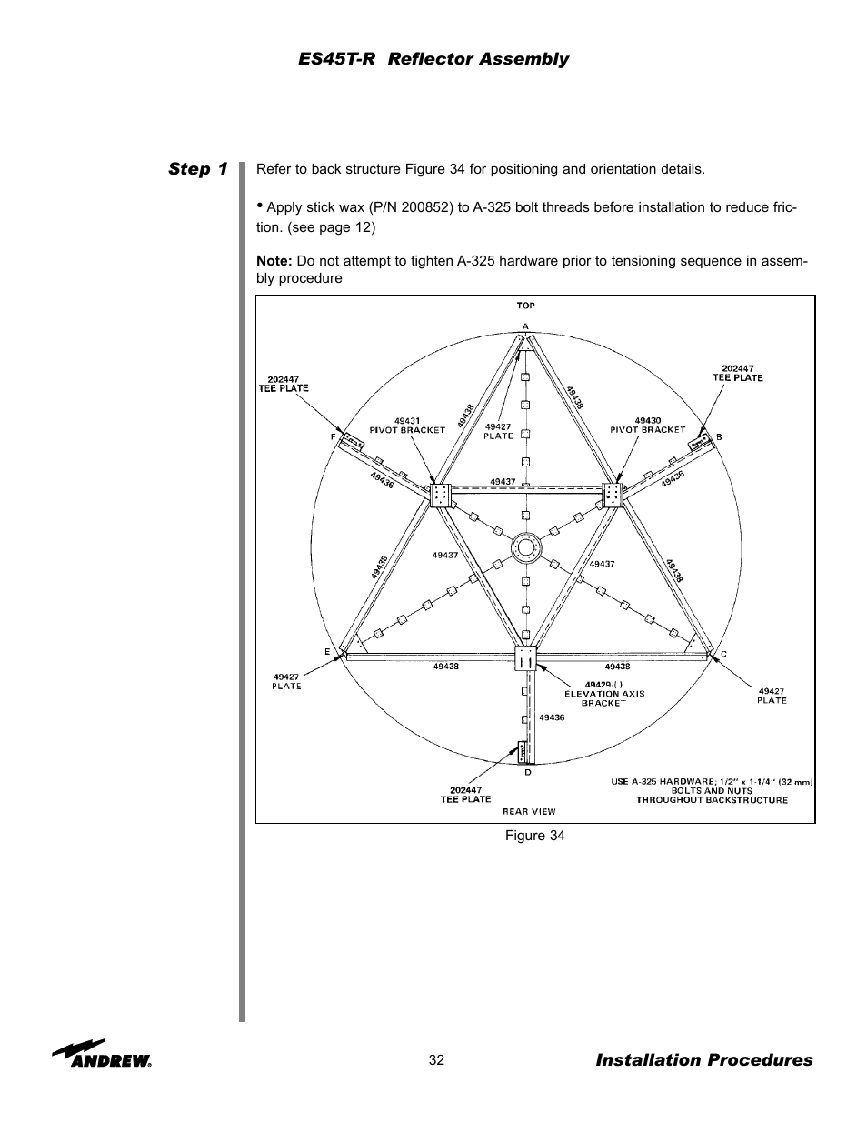 Andrew ES45T User Manual | Page 32 / 81