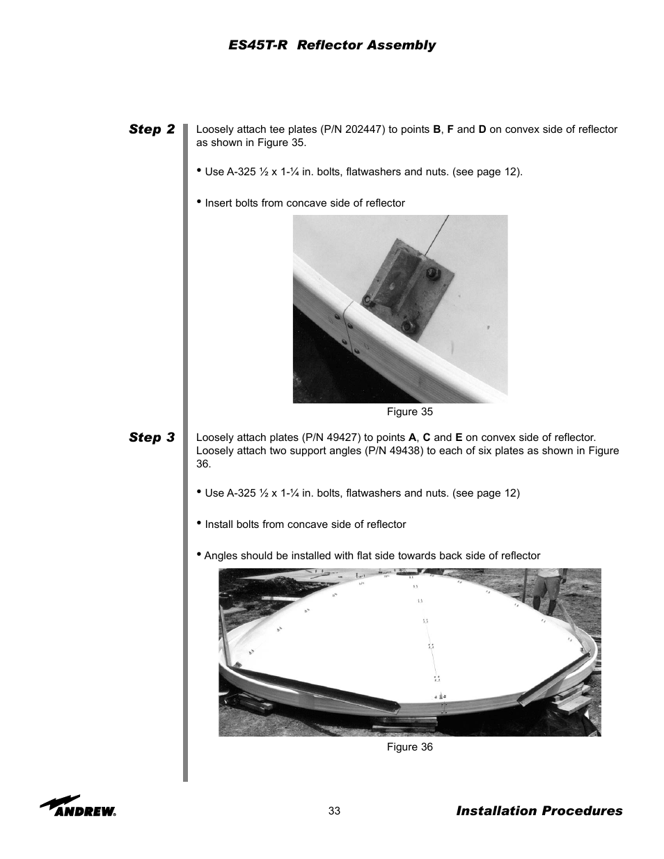 Andrew ES45T User Manual | Page 33 / 81