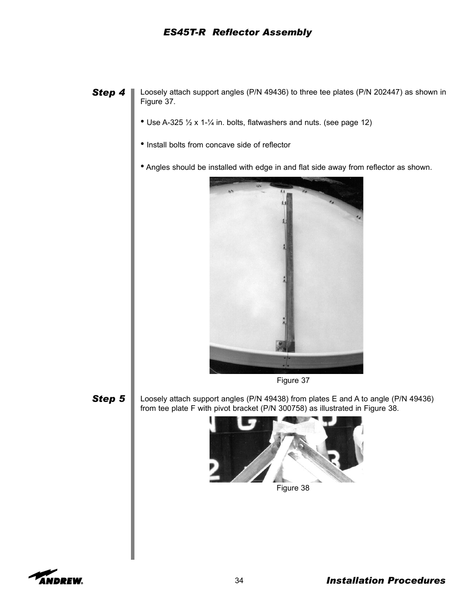 Andrew ES45T User Manual | Page 34 / 81