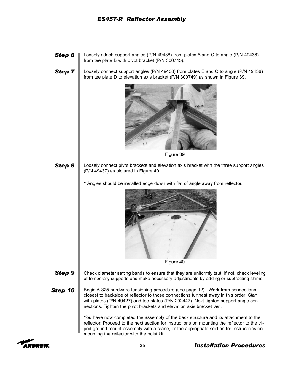 Andrew ES45T User Manual | Page 35 / 81