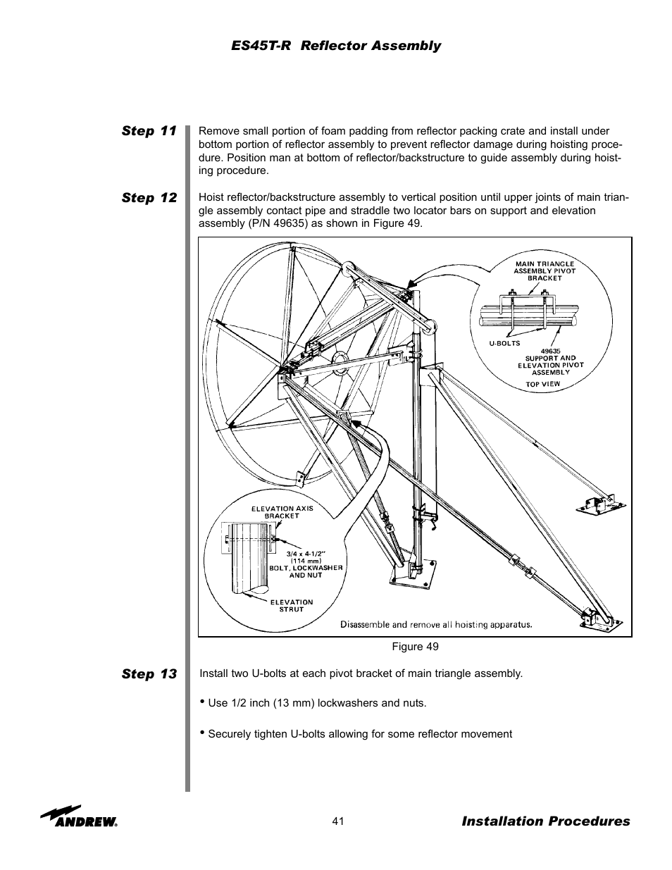 Andrew ES45T User Manual | Page 41 / 81