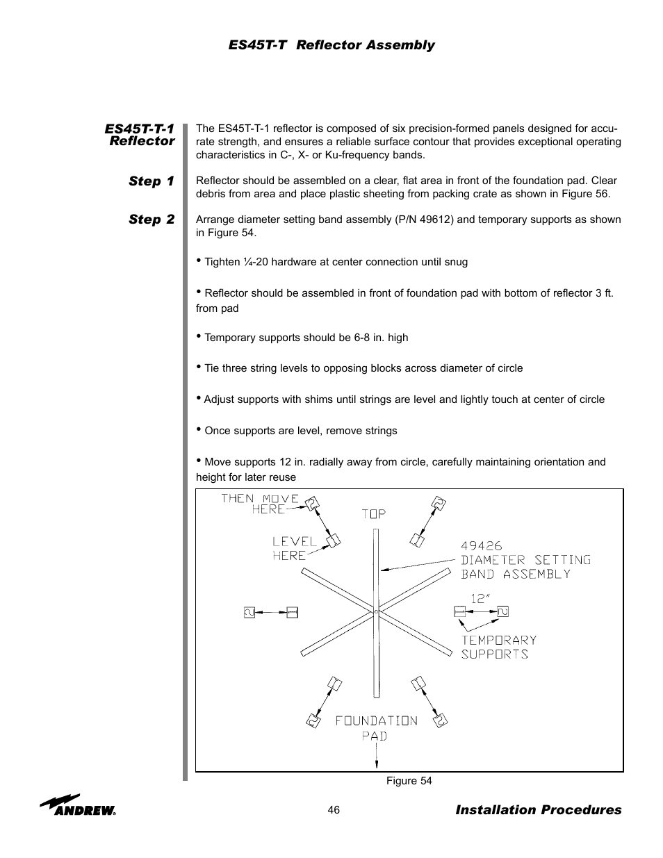 Andrew ES45T User Manual | Page 46 / 81