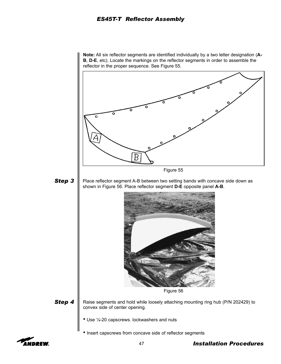 Andrew ES45T User Manual | Page 47 / 81