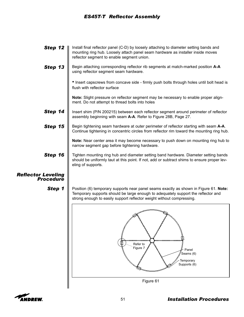 Andrew ES45T User Manual | Page 51 / 81