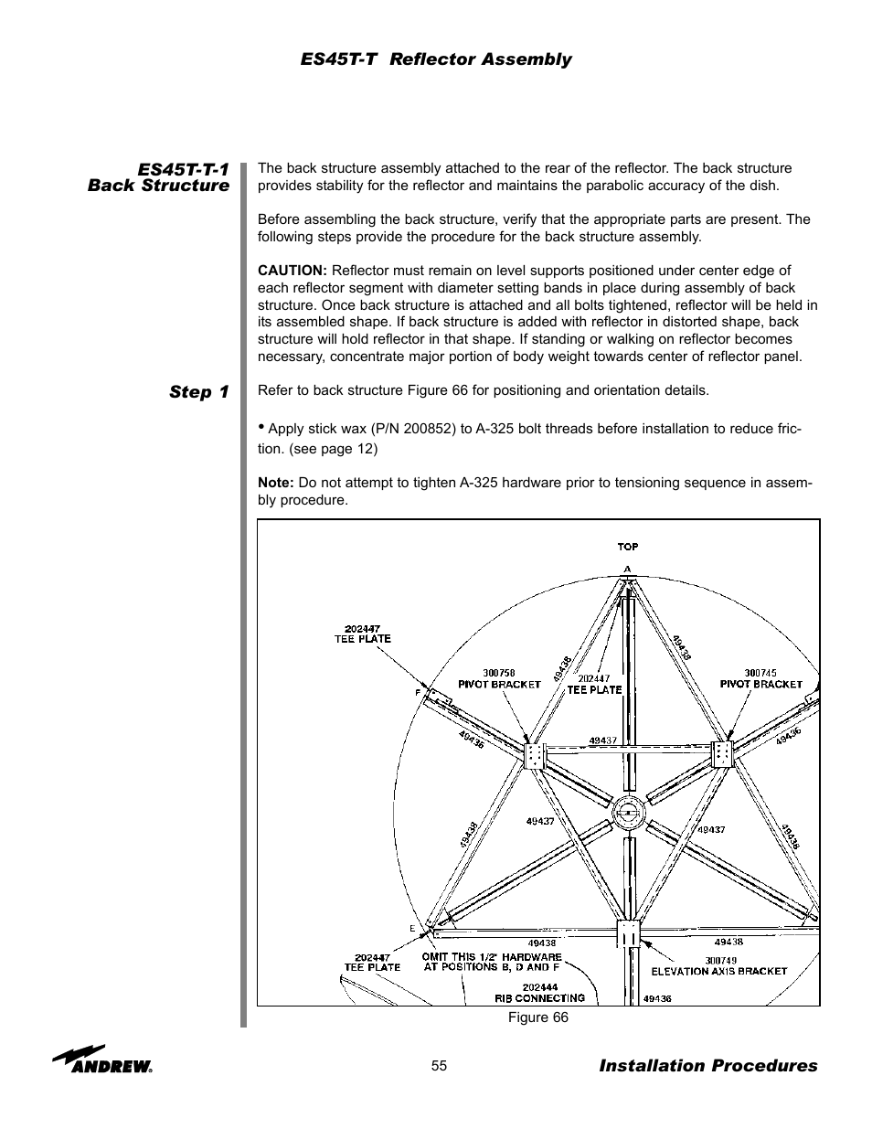 Andrew ES45T User Manual | Page 55 / 81