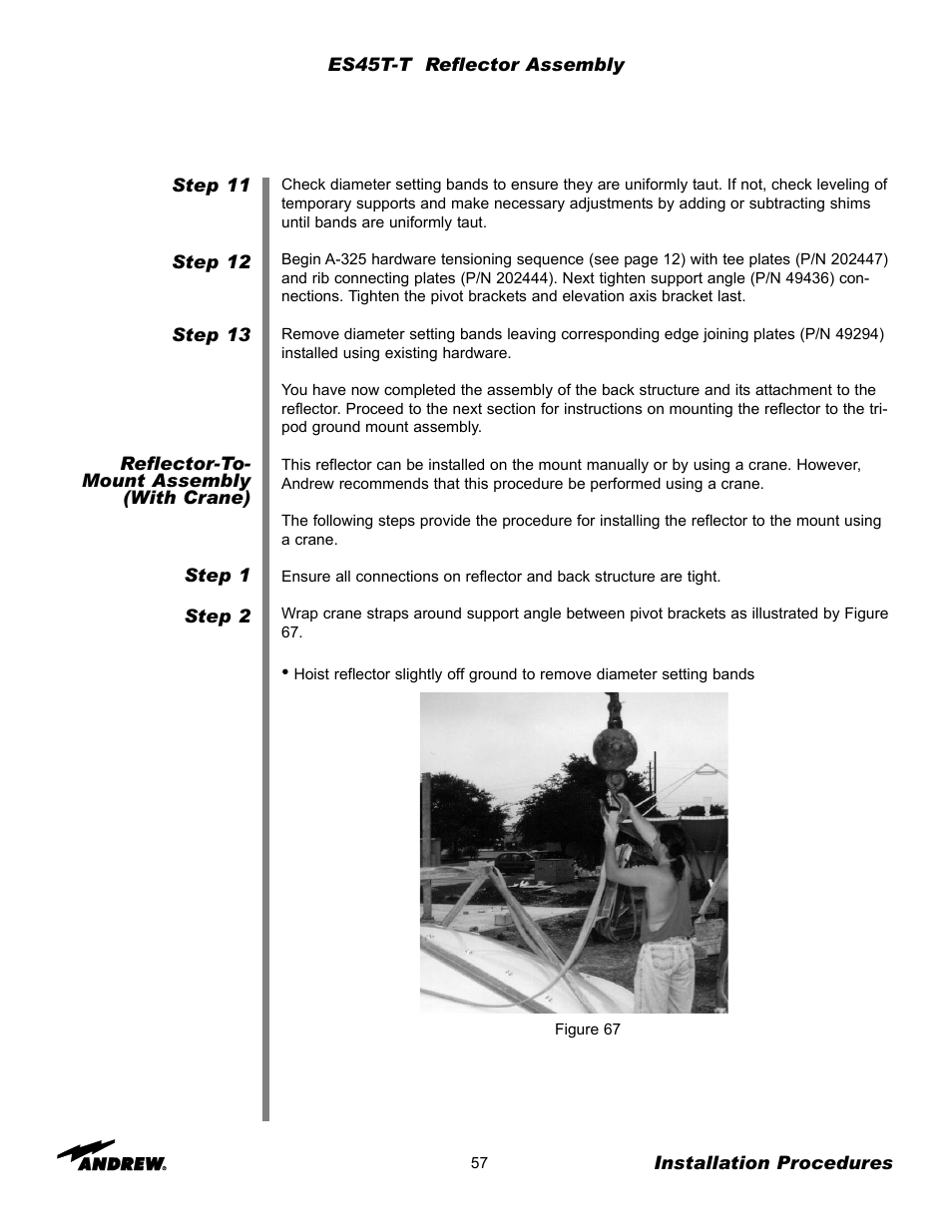 Andrew ES45T User Manual | Page 57 / 81