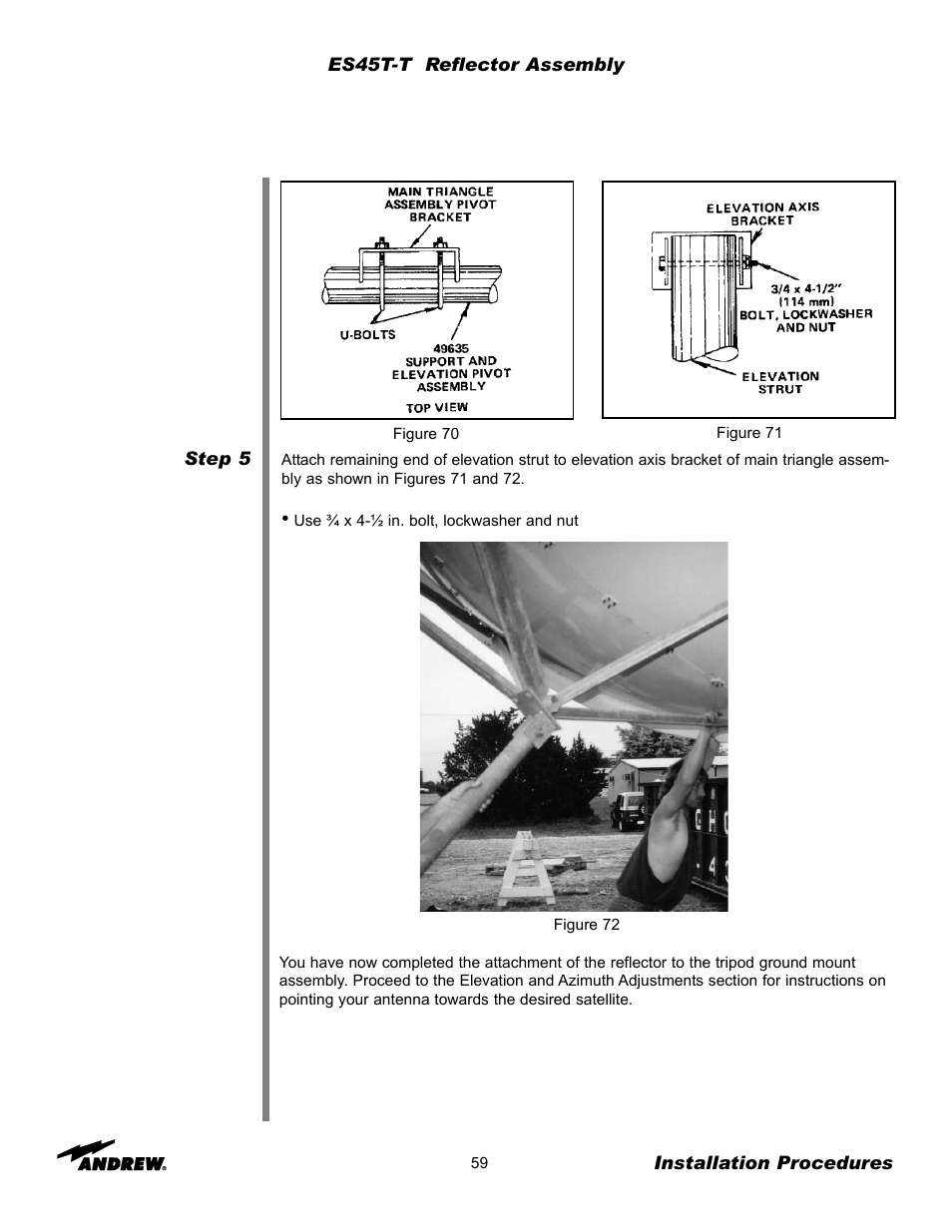 Andrew ES45T User Manual | Page 59 / 81