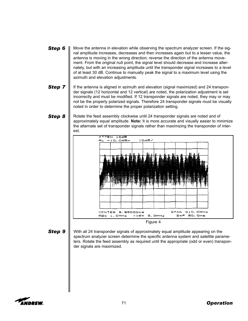 Andrew ES45T User Manual | Page 71 / 81