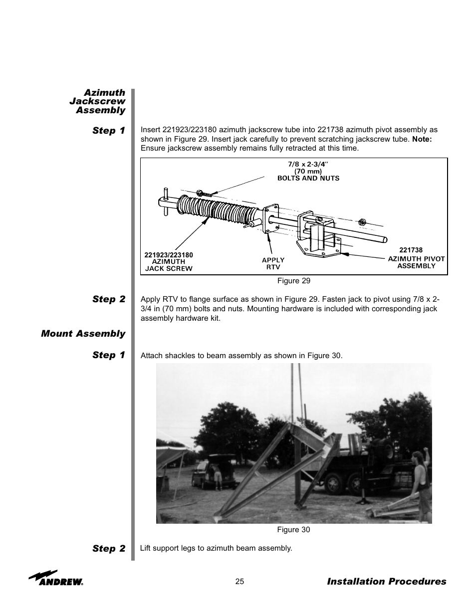 Andrew 7.6-Meter ESA User Manual | Page 25 / 69