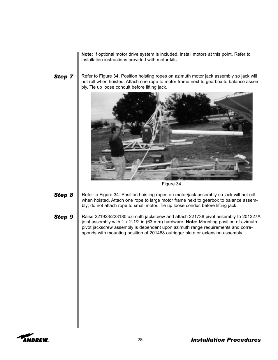 Andrew 7.6-Meter ESA User Manual | Page 28 / 69